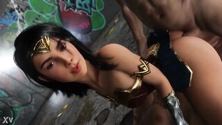 Wonderwoman Gets Double Penetration 3d Porn
