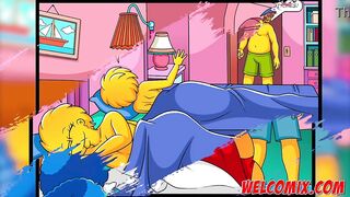 In a couple's fight don't stick the dick - The Simptoons