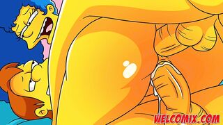 In a couple's fight don't stick the dick - The Simptoons