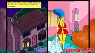 In a couple's fight don't stick the dick - The Simptoons