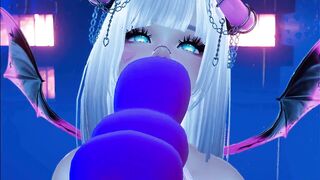 VRChat - Riding daddy's dick like a good girl