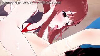3D hentai experiment, trans creampie and pissing cum eating cumshot