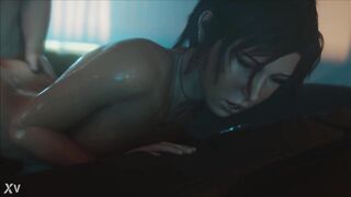 Tomb Raider _ Lara Croft have anal sex with big cock