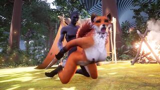 Grab Her by the Tail and Fuck Her in the Ass with BBC Furry Fox Yiff 3D PoV Hentai