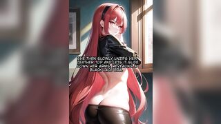 Hentai Captions - Eris uses your Face to make her Cum after her Training Session