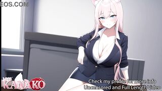 [ASMR Audio & Video] I give you a special break to FUCK and POUND my TIGHT PUSSY!!!! CATGIRL BOSS ROLEPLAY!!!!