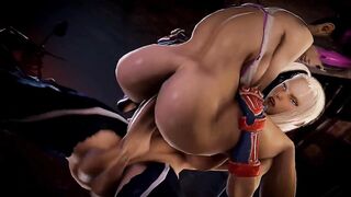 Street Fighter cammy is fucked for juri han