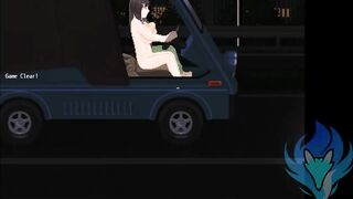 Pink Reiko (Hentai Game) night raw sex in a car and a creampie ntr