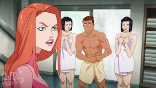 Invincible's Rex and Kate in the shower