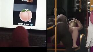 Black big dick fuck sarah hot woman ( reaction for hentai )