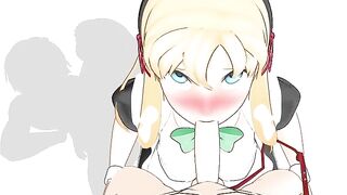 Test Animation Kneeling Maid Collared with Leash P