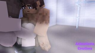 Jenny catches me in the bathroom | Minecraft Sex Mod
