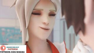 Mercy put Mei On A Sex Machine And Hard Fucked Her | Overtch Sfm Hentai Animation 60 Fps