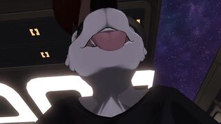 Furry Raccoon Girl Kisses You