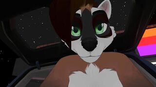 Furry Raccoon Girl Kisses You