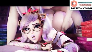 Seraphine Gets Anal Fucked In The Library And Getting Creampie | League Of Legends Hentai 60Fps