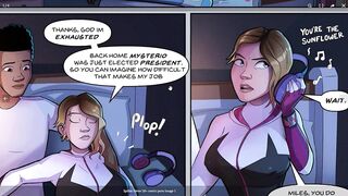 Spider Verse 18+ Comic Porn (Gwen Stacy xxx Miles Morales)