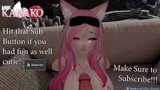 I get GAGGED and BLINDFOLDED while you CUM in my MOUTH and cover my SEXY CATGIRL BODY!!!