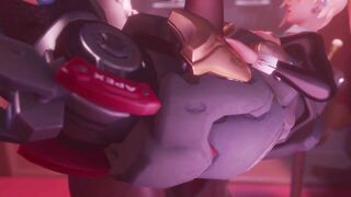 Overwatch Mercy fucked in a bar 60 FPS High Quality 3D Animated 4K