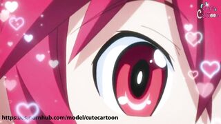 HOT vampire - SUCKS CUM to survive - (Hentai Itadaki Seieki / Best clips - part 3) - Cute [CARTOON]