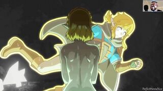 Zelda's bath time has a suprise visitor Hentai Uncensored