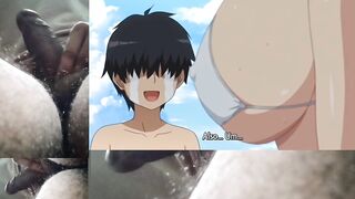 Play fuck game in public beach after swimming, step sister want hardcore doggy anime hentai cartoon