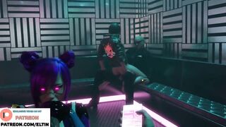 Cyberpunk Sex Doll Serves Client With Deep Blowjob ????| Hottest Blender Hentai Cyberpunk 2077 4K 60fp