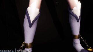 RWBY ⛓️ Chained Weiss Schnee pleasing herself with a Toy - HARDCORE Anime R34 Porn Toy MMD
