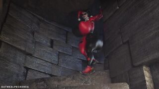 Harley Quinn ride your dick by her asshole until you cum