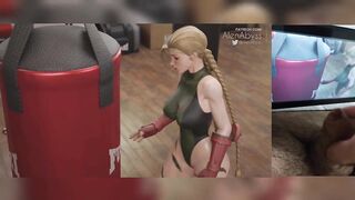 Street Fighter Cammy White at the Gym