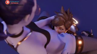 Tracer And Widowmaker Amaizing Lesbian Blowjob Hentai - 60 FPS High Quality 3D Animated 4K