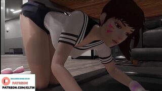 D.Va Hard Fucking In Ass Doggy Style ????| Hottest Anal Hentai Overwatch High Quality 4K 60 FPS