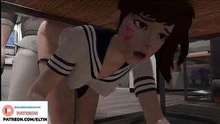 D.Va Hard Fucking In Ass Doggy Style ????| Hottest Anal Hentai Overwatch High Quality 4K 60 FPS