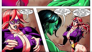 Futanari She Hulk Hard Pussy Pounding Marvel Comic Porn