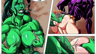 Futanari She Hulk Hard Pussy Pounding Marvel Comic Porn