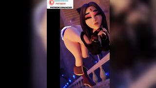 RAVEN HURD FUCKED BY GHOST DICK - DC TITANS HENTAI 3D ANIMATED 4K 60FPS
