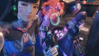 OVERWATCH HENTAI STORY SOMBRA HACK D.VA MECH | Overwatch Hentai 60 FPS High Quality 3D Animated 4K