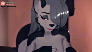 FURRY LUNA SWALLOWS DICK IN PORN FILM - EXCLUSIVE FURRY HENTAI ????ANIMATION 60 FPS
