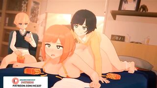 MСDonalds Girl Stars In Hot French Fries Advertise - Hentai 60 FPS High Quality 3D Animated 4K