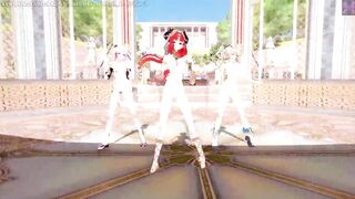 Genshin Impact: 【MMD】EVERGLOW - Adios REMAKE (Nilou, Ayaka, Barbara)