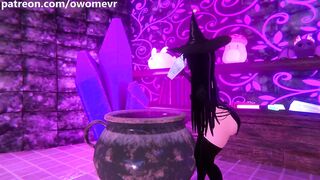 Mommy Witch Needs Cum For Horny Potion so She Milks a Cute Femboy with her Perfect Pussy VRChat ERP