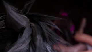 Final Fantasy porn Jessie gets creampied Rule34 3D animation