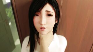 3D Hentai: Tifa Lockhart Creampied Fucked In The Office To Get Job Final Fantasy 7 Remake Uncensore