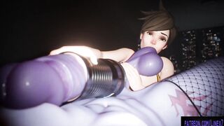 Futa Tracer and Widowmaker 60 FPS High Quality 3D Animated 4K