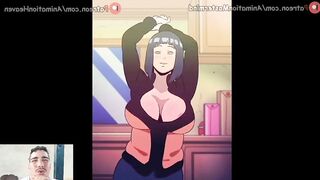 Hinata receives cock in her big ass and big tits uncensored