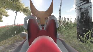 Fox licks lover clean after rough fuck ????????????