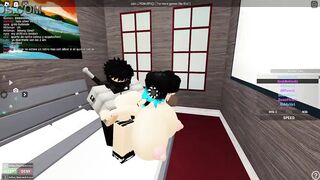 Red hair and Blue Hair girl get fucked in roblox