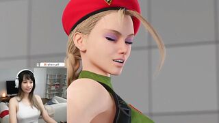 Cammy dominates GAMER Cock with a Corner c-C-Combo! Street Fighter (this was super cute and fun) :)