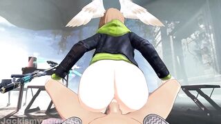 Eunie Fat Ass Taking Huge Dick From Behind [Xenoblade 3] [SFM Animation]