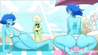Steven and Lapis Lazuli Have Sex on a Public Beach While Everyone Watches